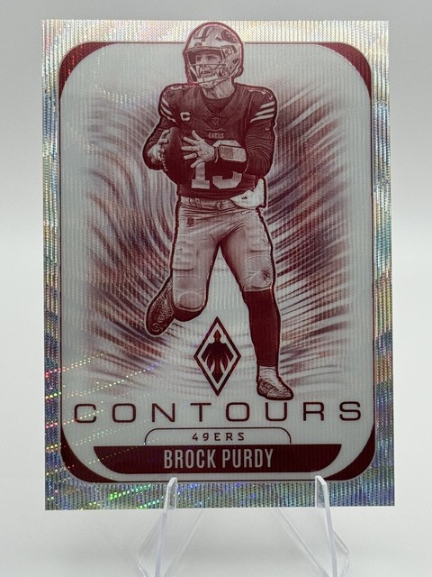 2025 Panini Phoenix - Contours Brock Purdy #28 Wave /299