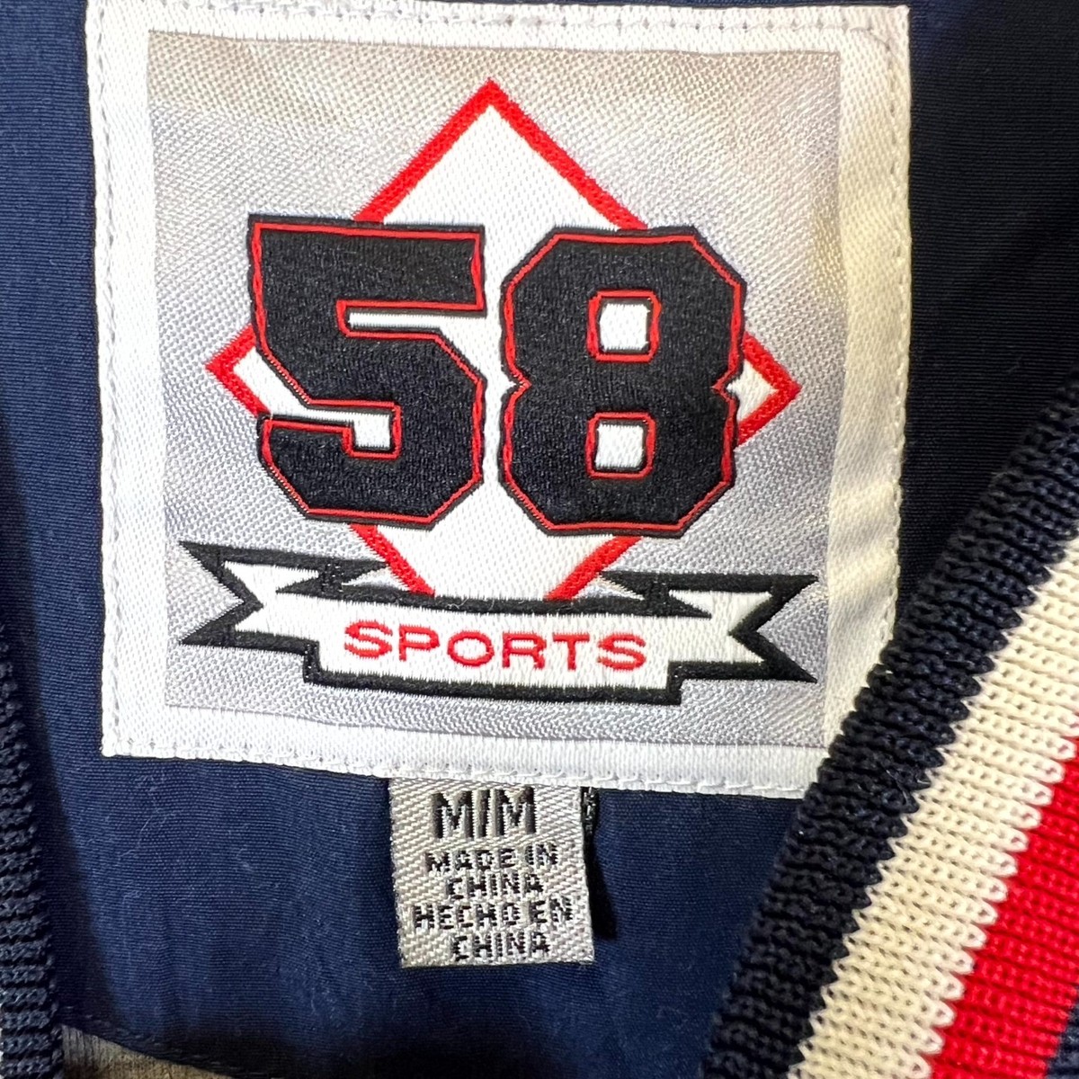 Vintage 58 Sports Arizona Wildcats Windbreaker Jacket Men M Blue