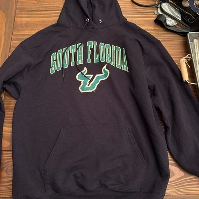USF South Florida Bulls Champion Large Black Hoodie - Image 1 of 3