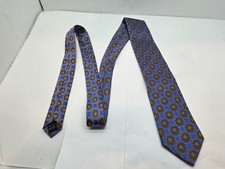 Jos A Bank 100 Silk Tie - Blue