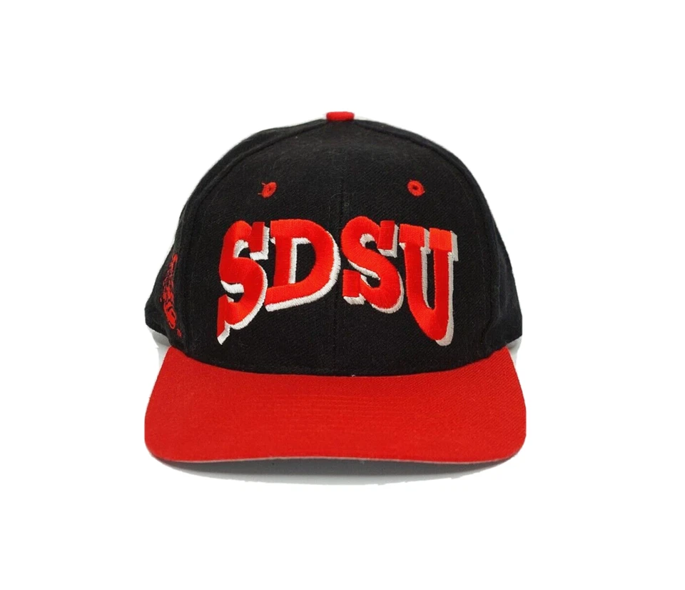 *VINTAGE* Size 7 3/8 - SDSU AZTECS San Diego State TOP of the WORLD *RARE* - Image 2 of 4