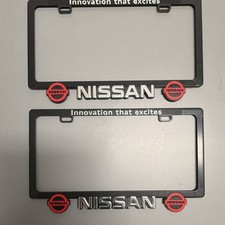 Nissan Inovation That Excites License Plate Frame Set Of 2