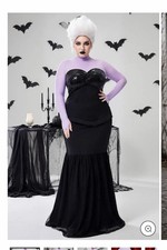 Woman Ursula Costume Size XL (true14-16) Plus Size Pre-owned. Little Mermaid.