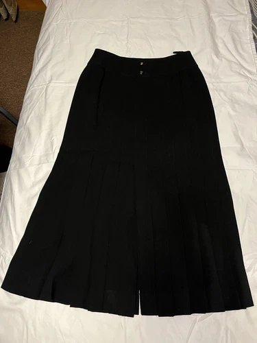 Chanel autentica gonna abito nera vintage