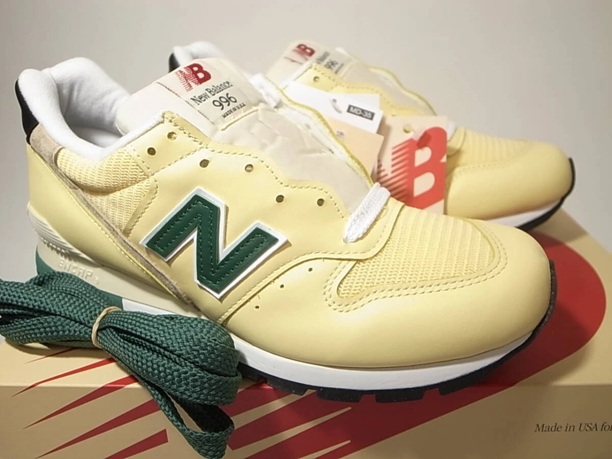 New Balance 996 Sulphur Forest Green Made in USA U996TD Sneaker Uomo Us9 5