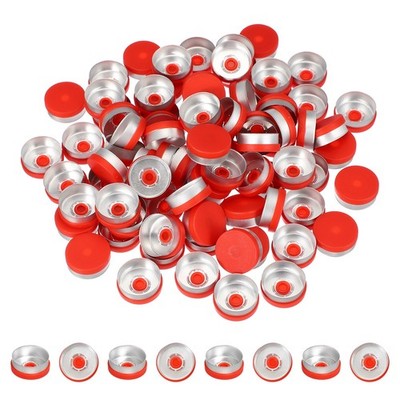 250 Stück Aluminium Kunststoffverschlüsse 20 mm für Flaschen, rot
