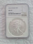 2012 $1 NGC MS69 Silver Eagle 1oz .999 Coin