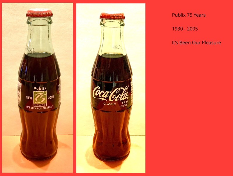 Coca-Cola 8 Oz Commemorative Bottle Publix 75 Years  1930 - 2005 (Make Offer)