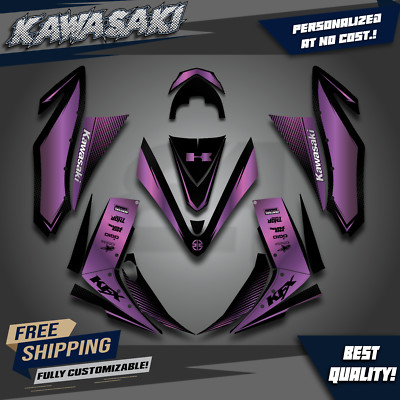 kawasaki kfx 450 450r atv graphics kit decals full sticker set 2008 to 2014