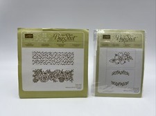 Stampin' Up Retired embossing folder design Petal pair  Floral Affection