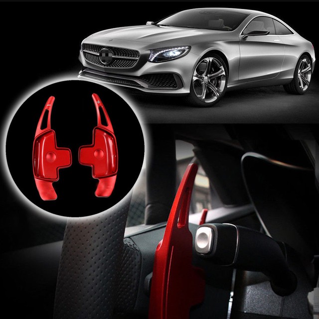 Set Paddle Shifter Extensions Aluminum For Mercedes Benz CLA GLE C260L 20152017 eBay
