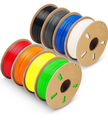 JAYO ABS 3D Drucker Filament 1,75 mm 0,65 kg hitzebeständiger Karton - 8 Rollen