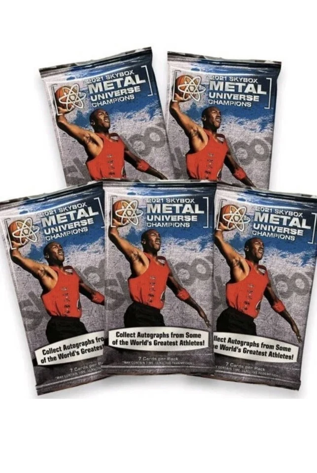 2021 Skybox Metal Universe Champions Trading Card Blaster Box NEW In Hand - Image 2 of 2