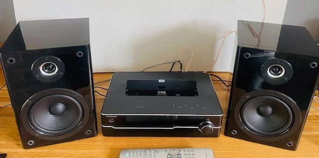 Traditional Micro Bluetooth Hi-Fi 2 Channel Stereo System iPod USB CD Radio - Image 2 of 4