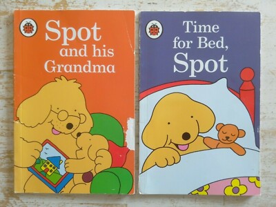 Spot and his Grandma, Time for Bed Spot - 2 small Ladybird Books for Children in