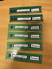 Lot of 6 - 2 SK Hynix 4GB 1Rx8 PC4-2133p - 4 Samsung 4GB 1Rx8 PC4 2133 p