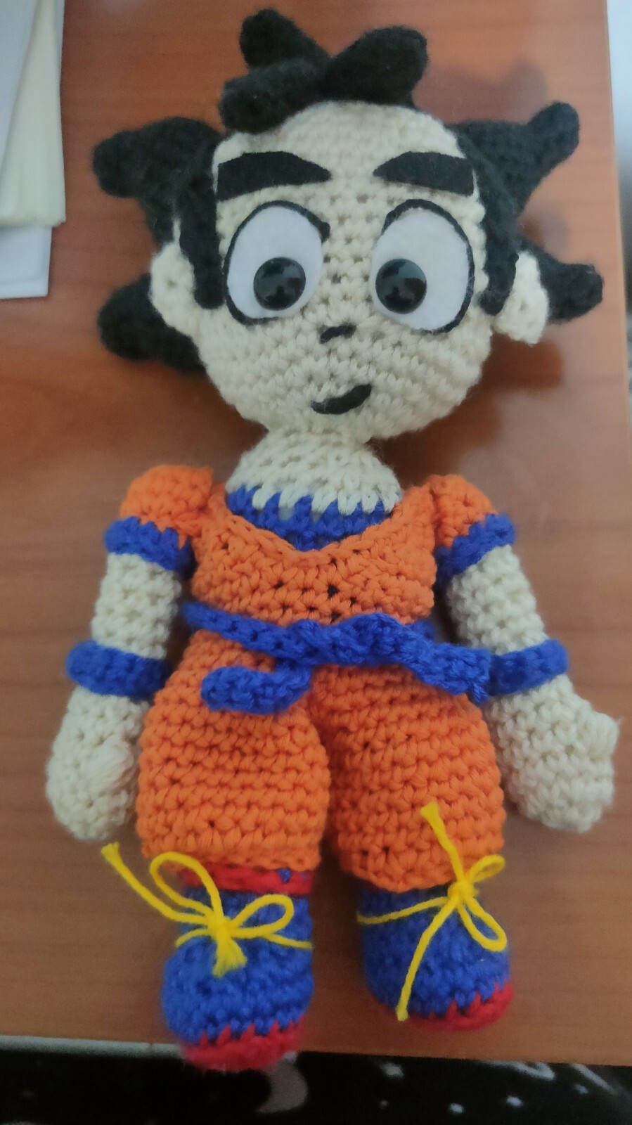 Muñeco De Anime Goku Hecho A Mano A Crochet