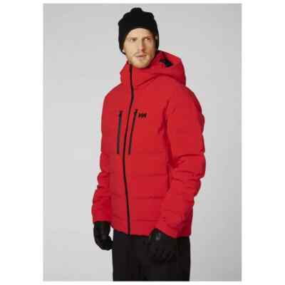 Helly Hansen Mens Rivaridge Puffy Jacket 65689/222 Alarm Rot Med Neu