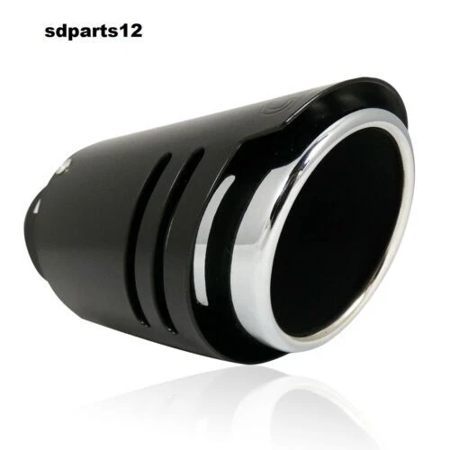 Terminali di scarico neri per auto tuning ed elaborate