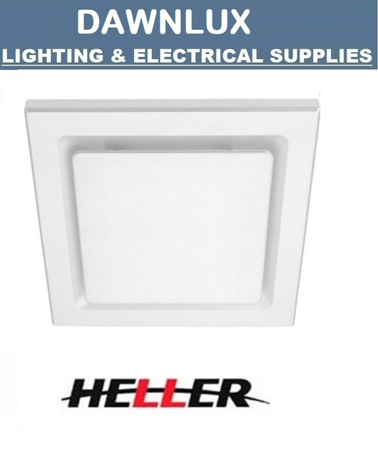 Heller White 250mm Ventilating Round Ducted Exhaust Fan HVEF250RW for