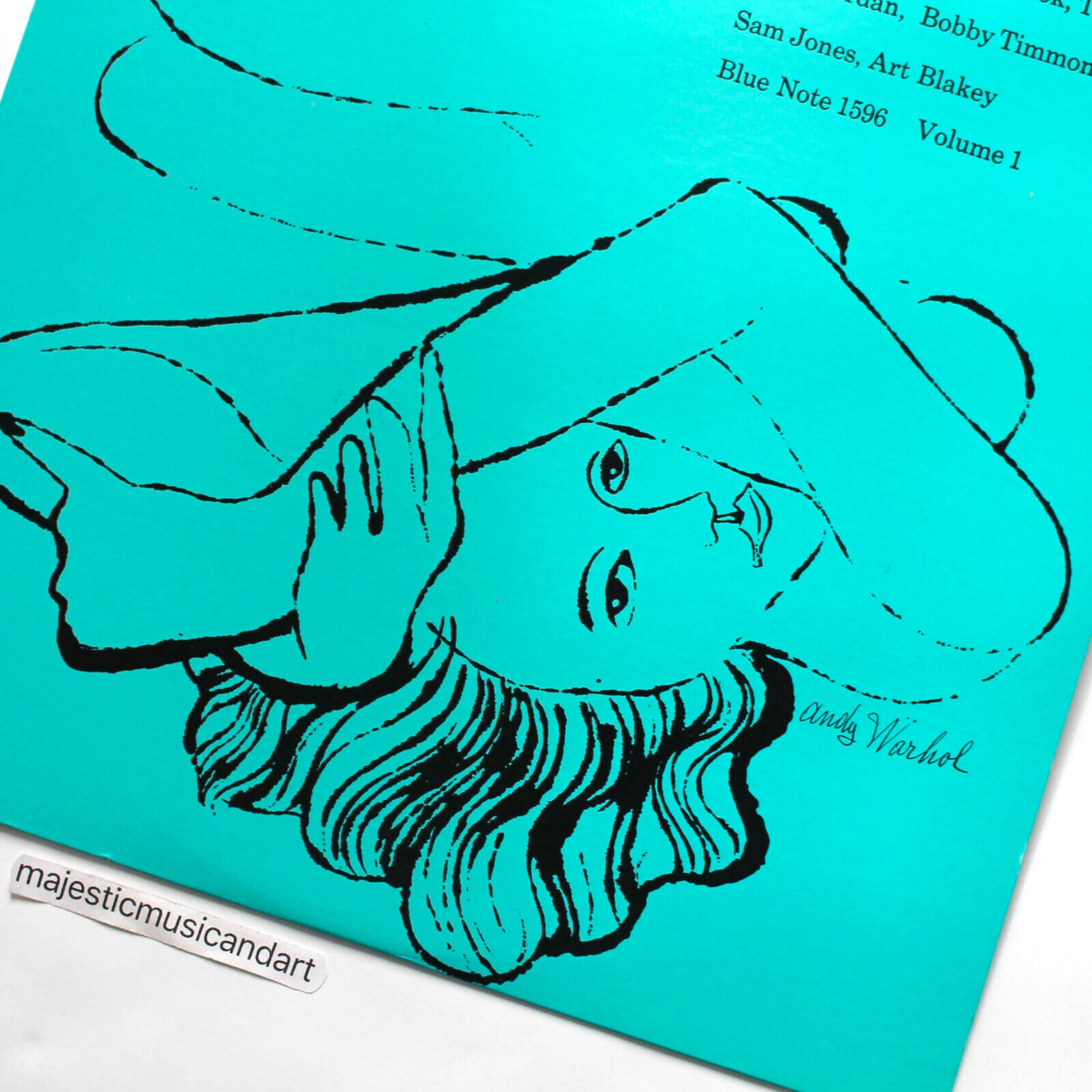 ANDY WARHOL ART COVER BLUE VARIANT BLUE LIGHTS VINTAGE VINYL JAZZ
