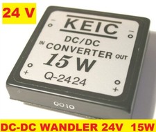 DC/DC Wandler Modular Converter 15W Input 24V DC / Output 24V DC KEIC Q-24-24