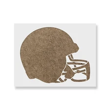 Football Helmet Stencil - Durable & Reusable Mylar Stencils