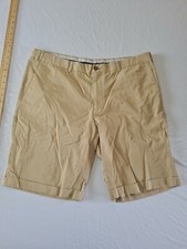 Mens Chino Shorts Butler  Webb Size 40W Beige Pockets 8785