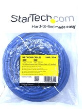 Startech.com 100 Ft Blue Snagless Cat6 Utp Patch Cable - Rj-45 Male Network -