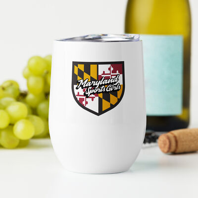 Maryland Sports Girl Wine tumbler