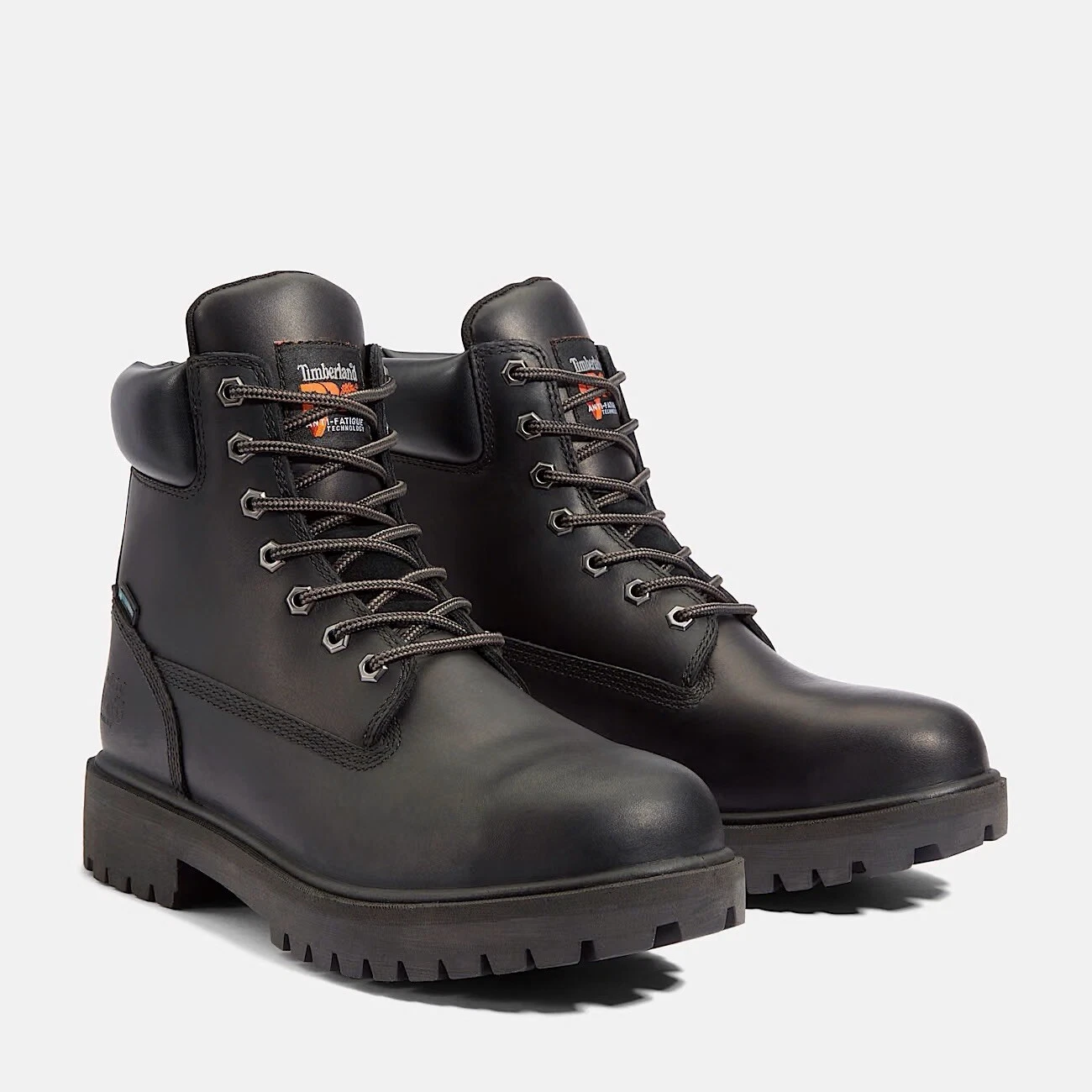 Stivali da lavoro uomo Timberland PRO attacco diretto 6" punta acciaio impermeabili NERI TAGLIE