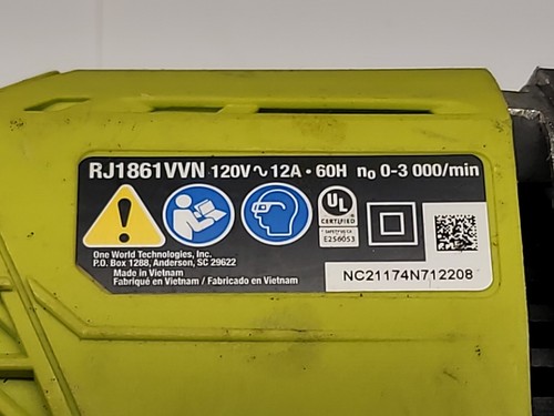Ryobi RJ1861VVN Corded 12-amp Variable Speed Reciprocating / **FOR PARTS ** - Picture 9 of 9