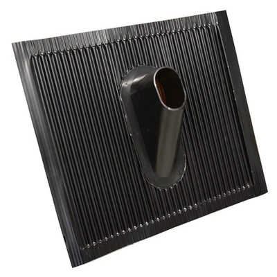 PREMIUMX Cubierta de techo universal sartén de techo SAT ladrillo negro ALUMINIO sartén mástil 38-60 mm