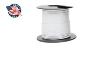 15ft MilSpec high temperature wire cable 18 Gauge WHITE Tefzel M22759/16-18-9