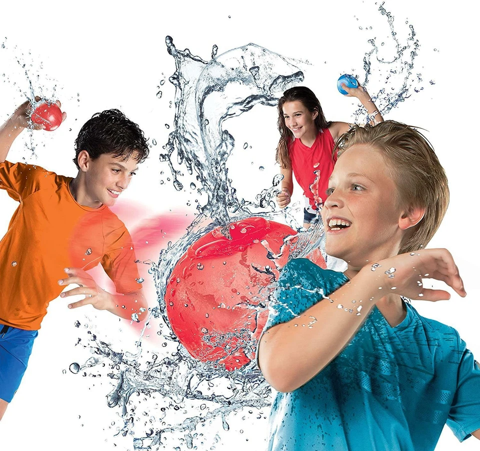 Water Wubble Rechargeables Réutilisable Eau Ballons Balles 6 Paquet Extérieur - Photo 2/3