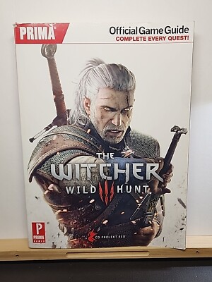 THE WITCHER III 3 WILD HUNT PRIMA STRATEGY GUIDE USED VGC XBOX PS4 PC