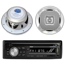 Marine Boat CD Player MP3/USB/SD AM/FM Stereo W/Bluetooth 2x 400W Speakers