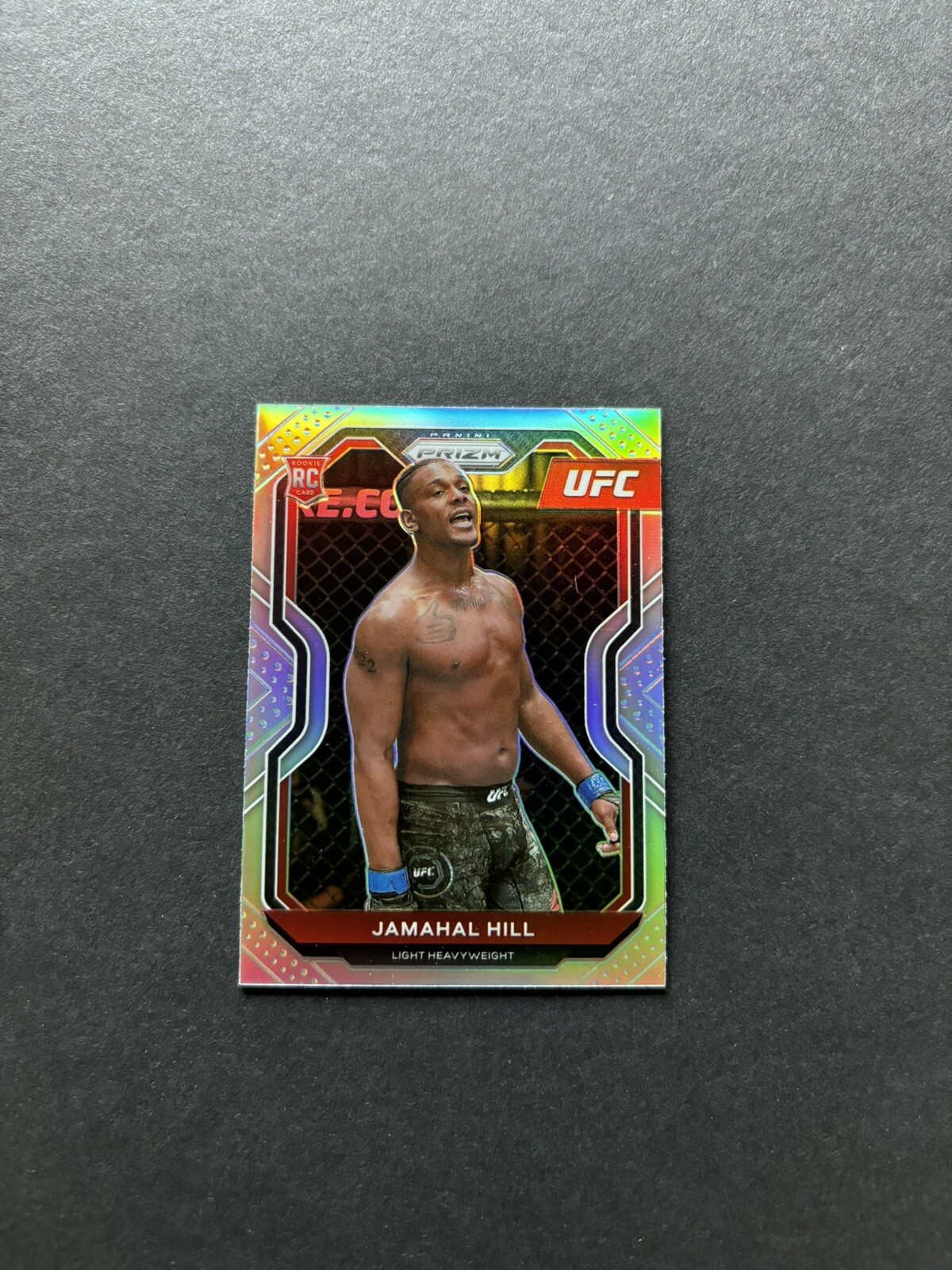 2021 Panini Prizm UFC - Jamahal Hill Silver Prizm Rookie Card No. 42