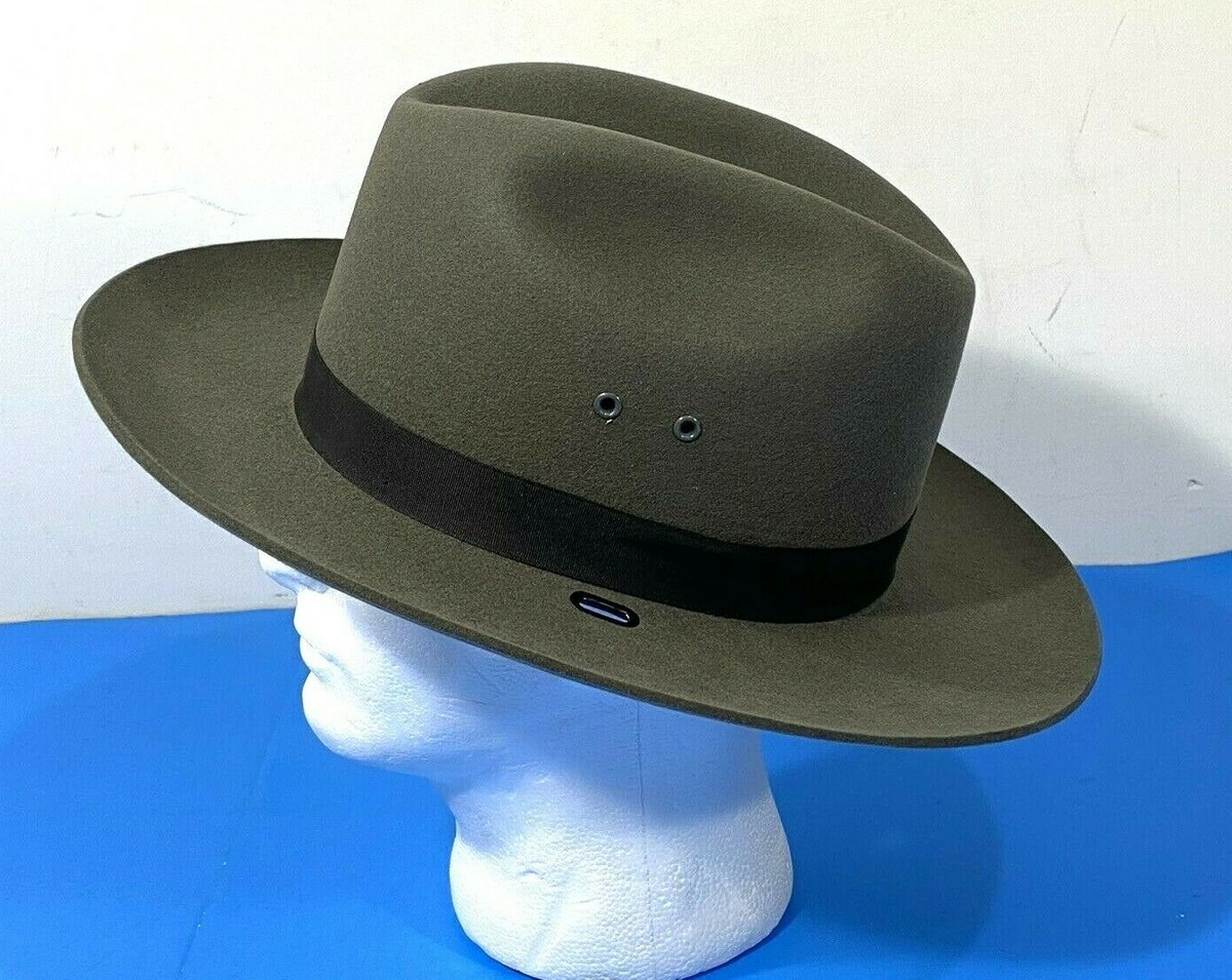 WHITESANDS☆WOOL FELT TROOPER HAT NEW STRATTON TROOPER STYLE FELT HAT F38 GRAPHITE GRAY 6 1/2