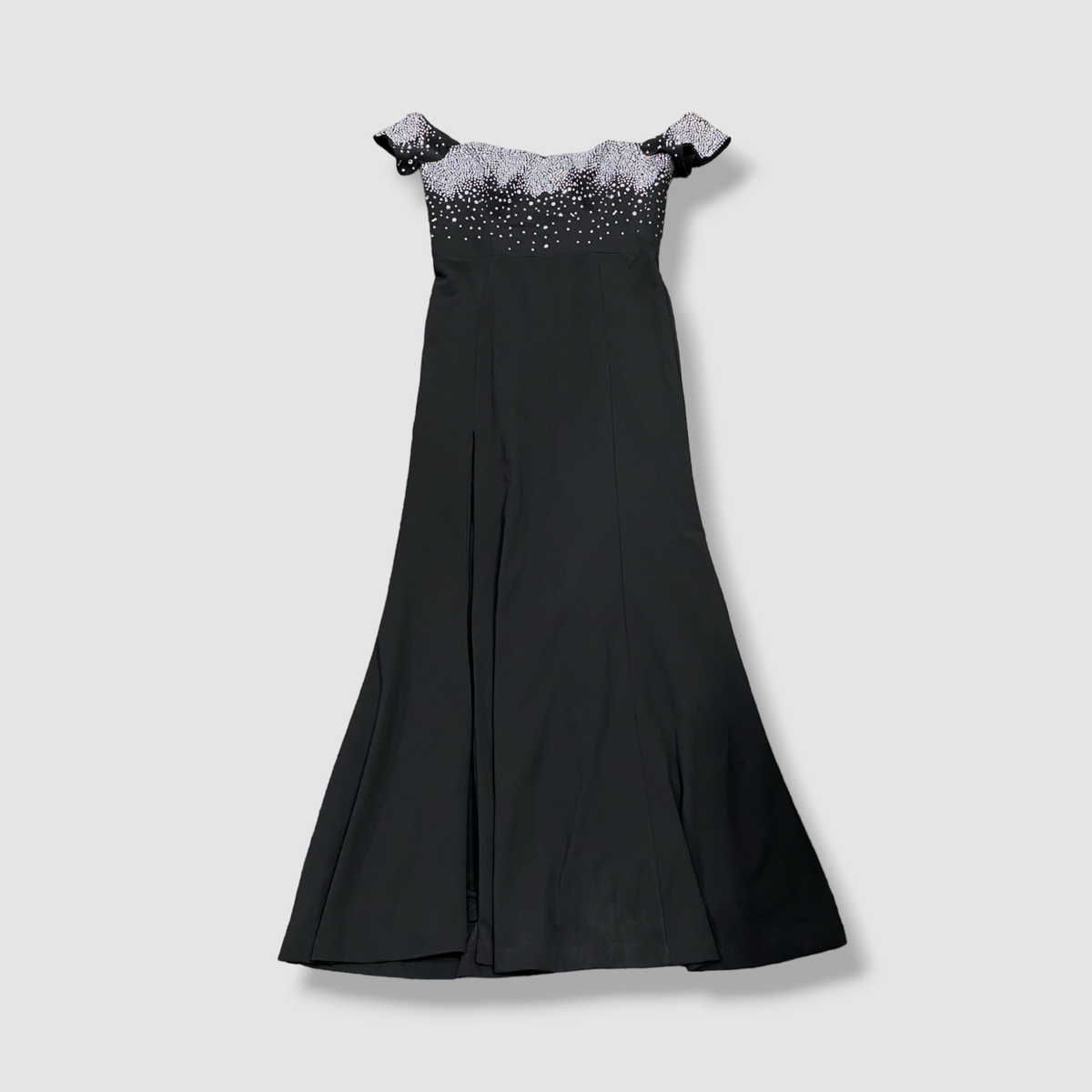dress the population black label Black Lace Button Down Long Sleeve Mini Dress main image 1
