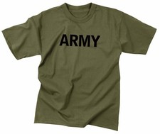 Rothco 60136 Mens Army Olive Drab Military Training T-Shirt Choose Sizes 