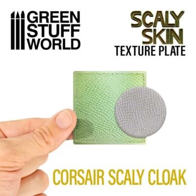 Strukturteller für Green Stuff - Corsair Scaly Cloak - Green Stuff World