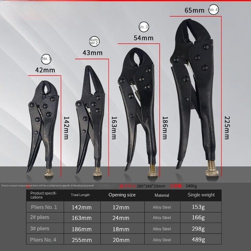 Multifunctional 45# 4-piece Electrophoresis Heat Treatment Kit Power Pliers Set - Picture 2 of 16