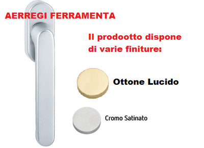 Maniglie Per Porte Balcone Cimown - 2 Pezzi In Alluminio, Design Elegante E Antiscivolo - Bianco - Foto 12