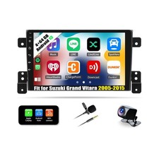 4+64G Android 13 Coche Estéreo Compatible con Suzuki Grand Vitara 2005-2015 Rad...