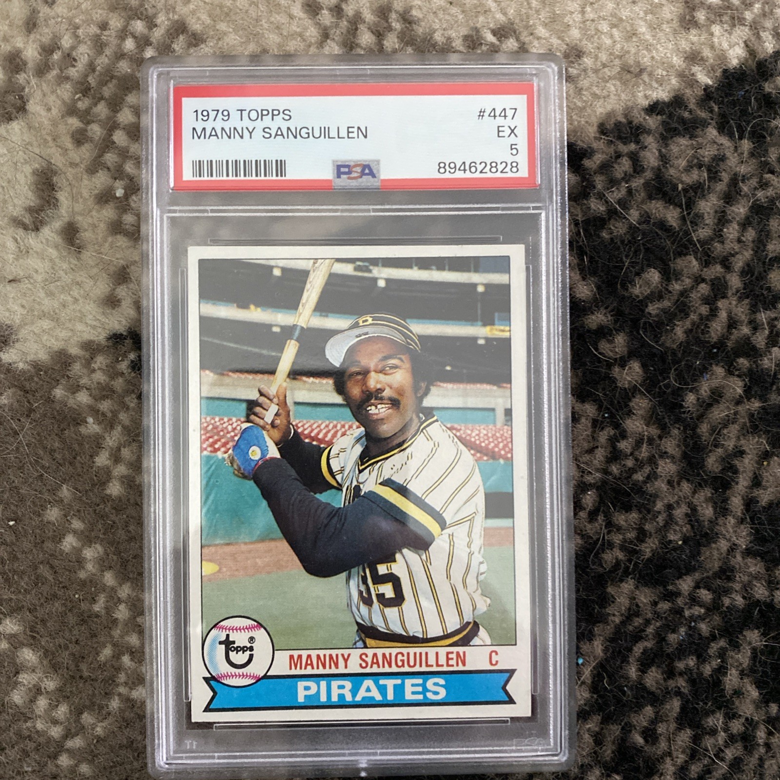 1979 Topps Manny Sanguillen 447 PSA 5