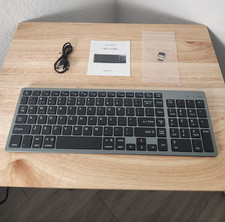 Wireless Keyboard Bluetooth Rechargeable useful with IOS / Android / Windows