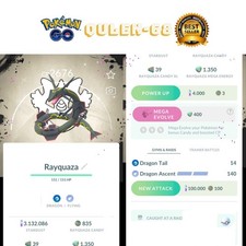 Shiny Rayquaza have Dragon Ascent special BG Go fest 2026 - Read Description