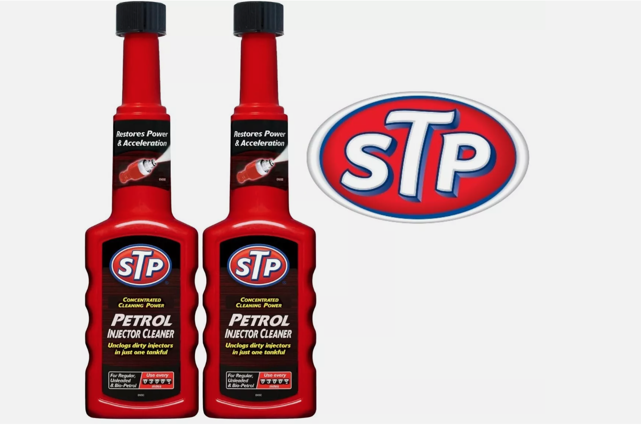 2 x STP 200ml Petrol Injector Cleaner Fuel System Additive Reduce Emissions