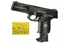 Pistola giocattolo replica Smith & Wesson modello SW40F marca O&R gioco sicuro Prop